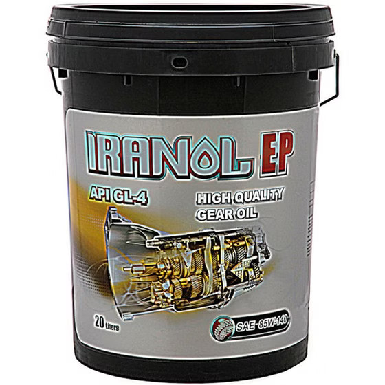 روغن گیربکس ایرانول 85W-140 ظرفیت ۲۰ لیتر