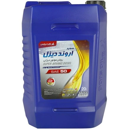 روغن موتور دیزلی نفت پارس مدل سوپر اروند SAE50 حجم ۲۰ لیتر