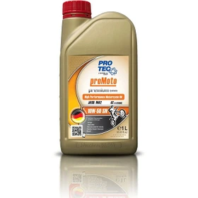 روغن موتور 10W50 پروتک 1 لیتری کیفیت SN تمام سنتیک رنگ شرابی