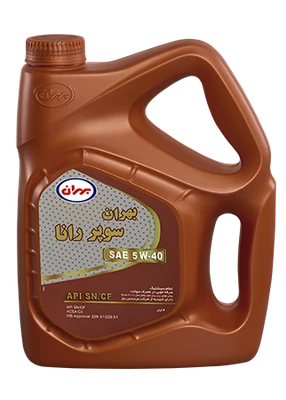 روغن موتور 5W40 بهران سوپر رانا 5 لیتری کیفیت SN/CF